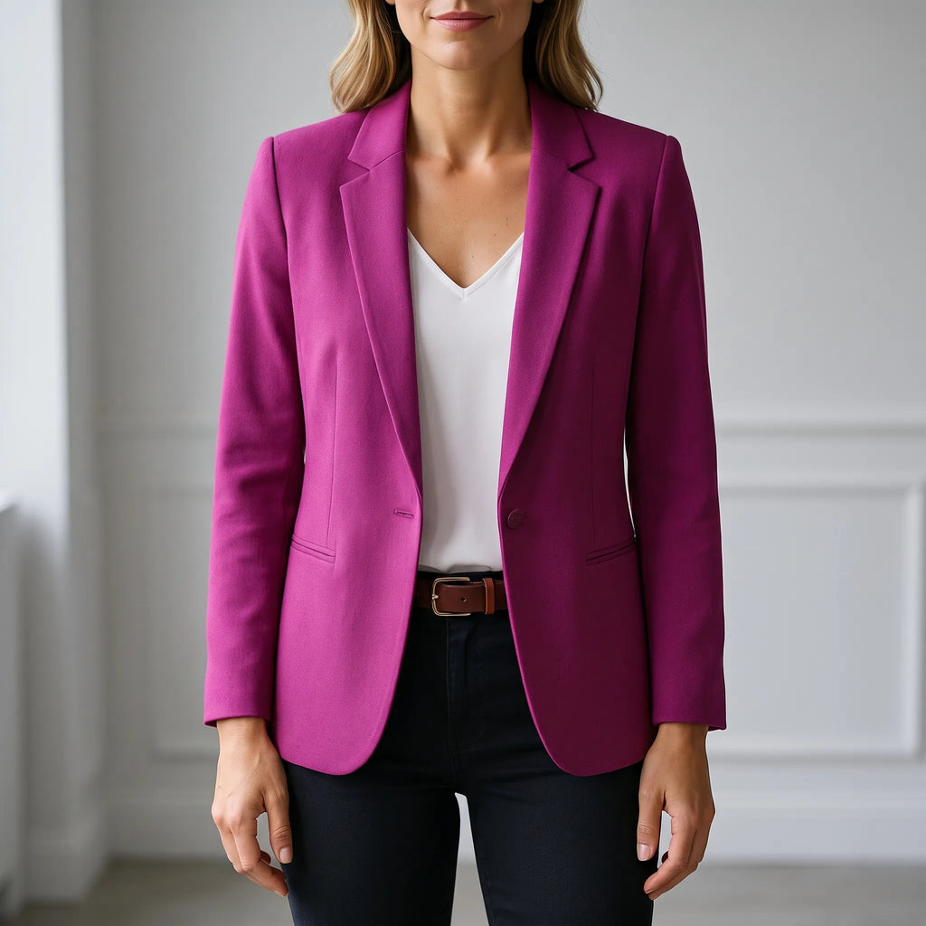 Sartora  - Tailored Single Breasted Womens Blazer Smart Casual Styling