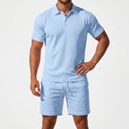 Sartorio  - Men's Polo Shirt And Shorts Set Summer Holidays
