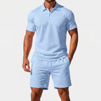 Sartorio  - Men's Polo Shirt And Shorts Set Summer Holidays