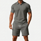 Sartorio  - Men's Polo Shirt And Shorts Set Summer Holidays