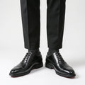 Sartorix  - Classic Polished Cap-Toe Men's Oxford Shoes Formal Events