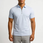 Sartorx - Short-Sleeved Zip Polo
