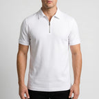 Sartorx - Short-Sleeved Zip Polo