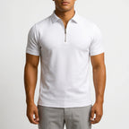 Sartorx - Short-Sleeved Zip Polo