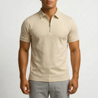 Sartorx - Short-Sleeved Zip Polo
