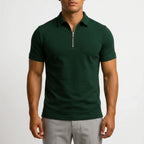 Sartorx - Short-Sleeved Zip Polo