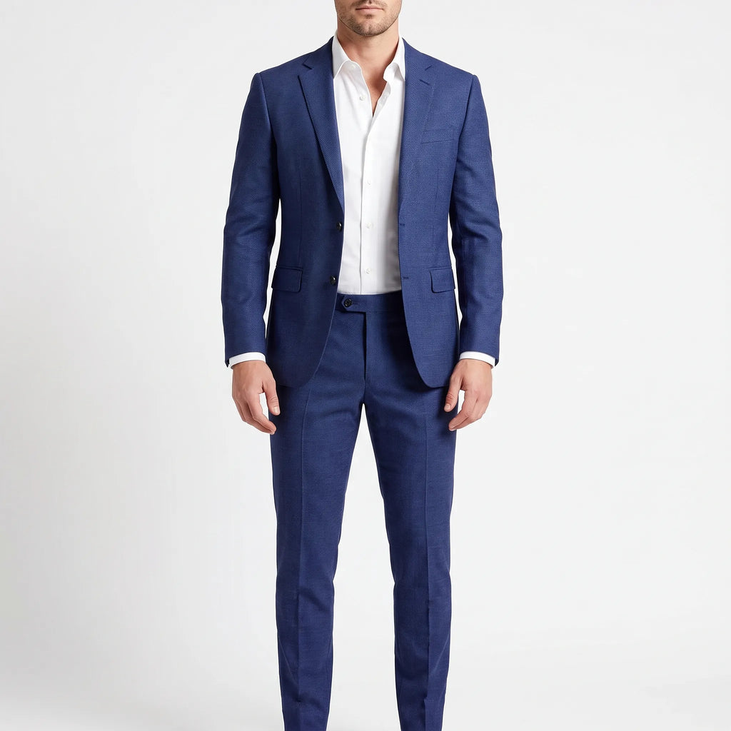 SavileFit  - Mens Slim Fit Two-Piece Suit Wedding Guest Attire