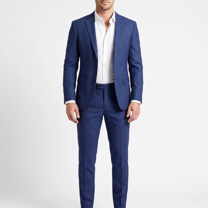 SavileFit  - Mens Slim Fit Two-Piece Suit Wedding Guest Attire