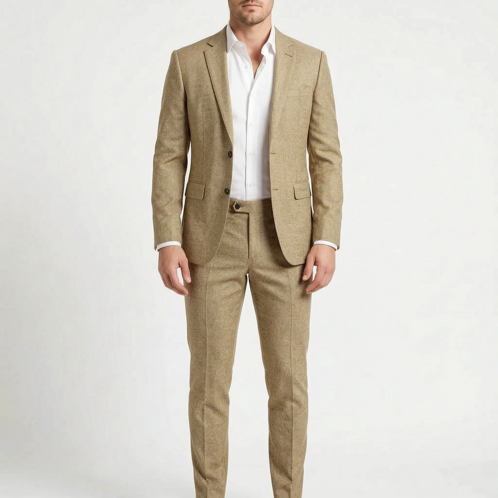 SavileFit  - Mens Slim Fit Two-Piece Suit Wedding Guest Attire