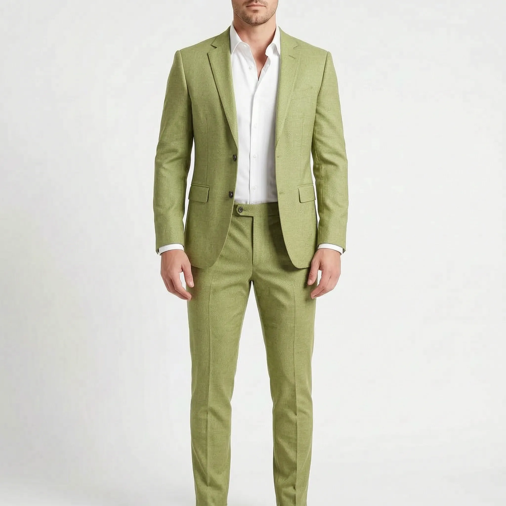 SavileFit  - Mens Slim Fit Two-Piece Suit Wedding Guest Attire