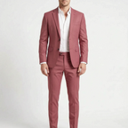 SavileFit  - Mens Slim Fit Two-Piece Suit Wedding Guest Attire