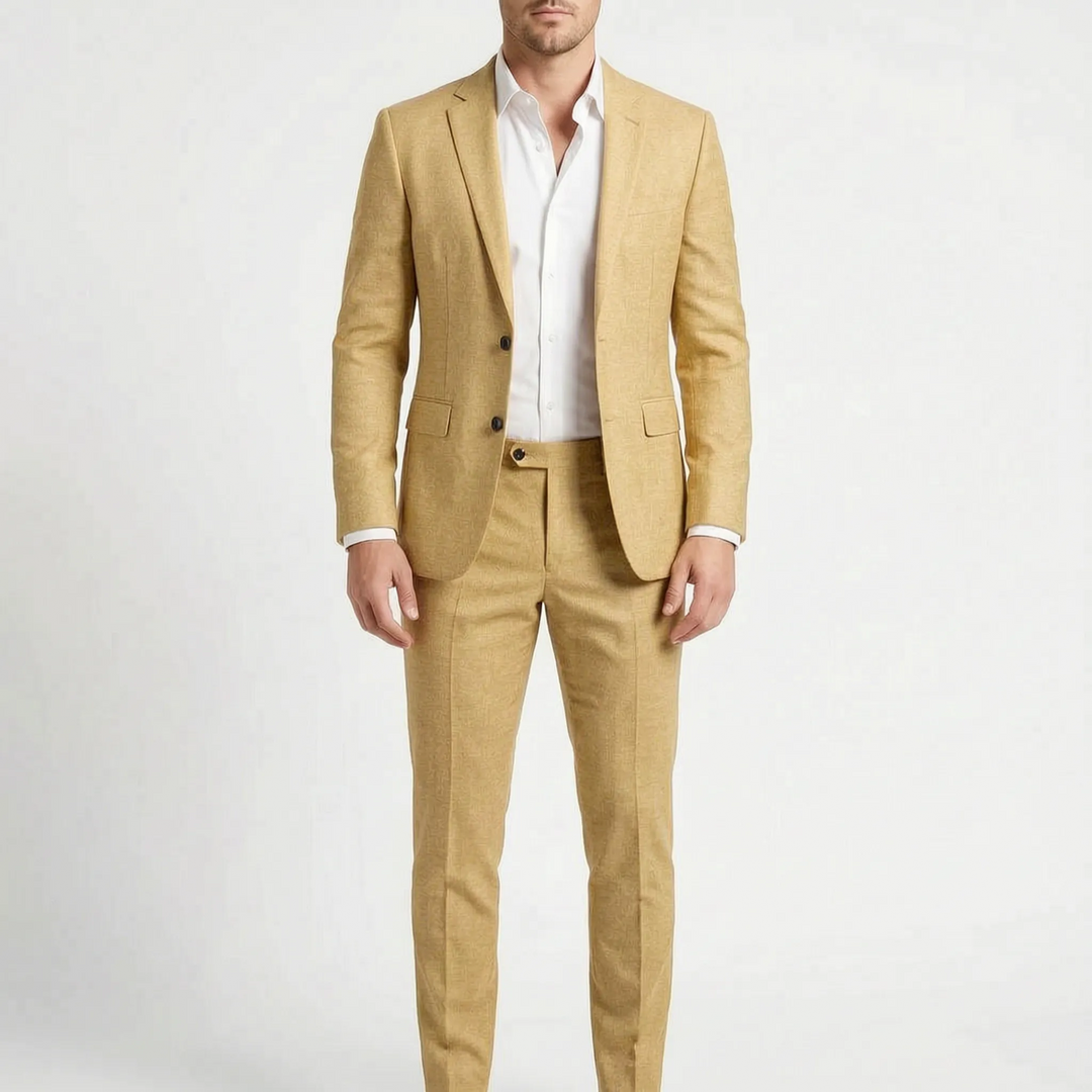 SavileFit  - Mens Slim Fit Two-Piece Suit Wedding Guest Attire