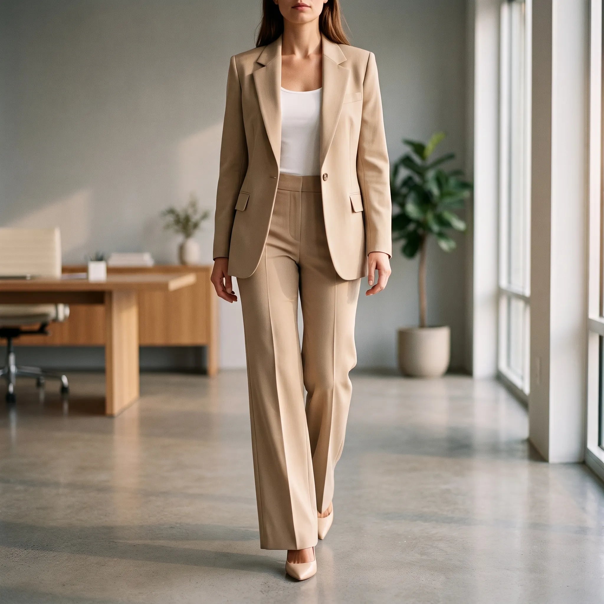 SavileSuit  - Tailored Ladies Trouser Suit Office Styling