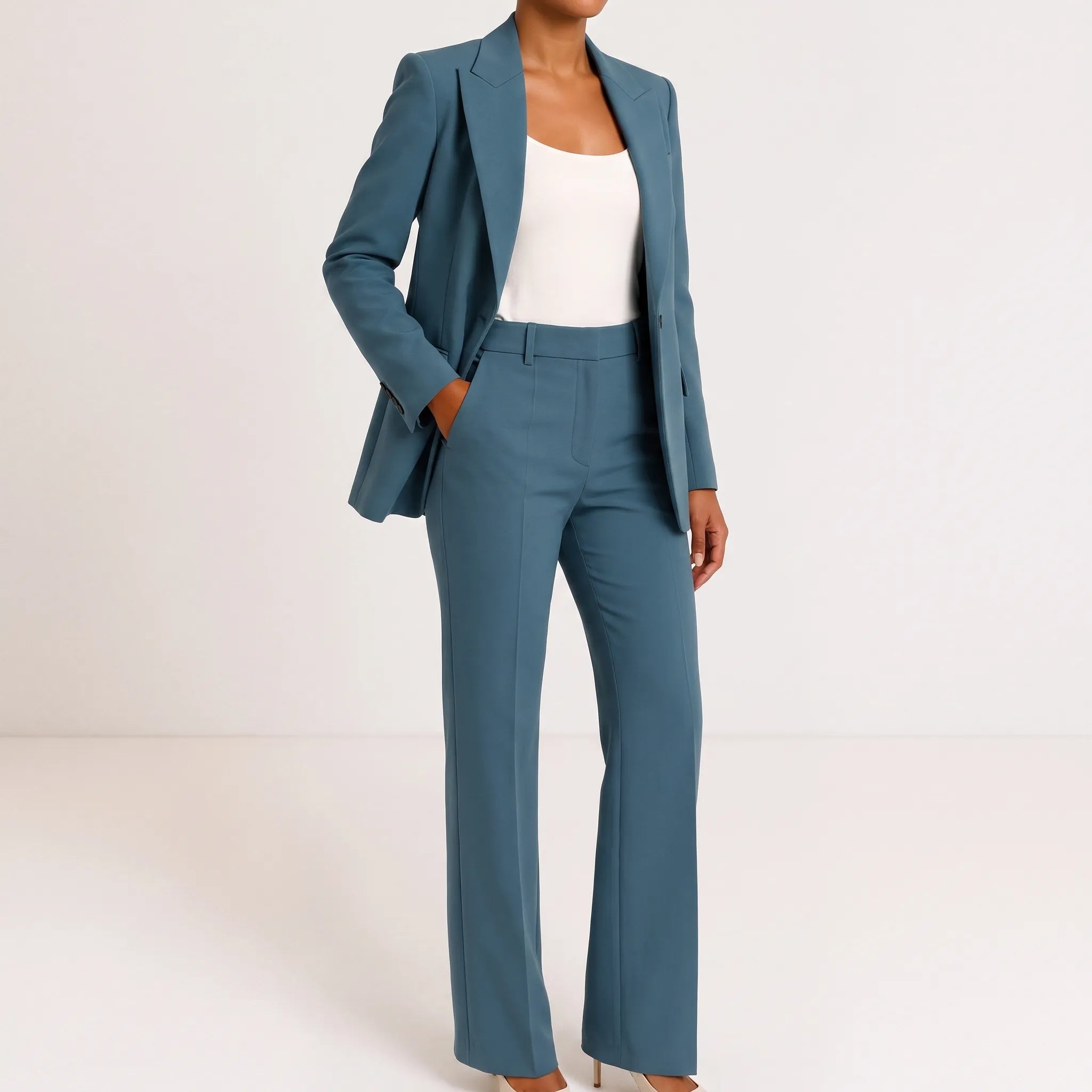 SavileSuit  - Tailored Ladies Trouser Suit Office Styling
