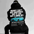 Unisex Porsche 911 graphic print hooded sweatshirt