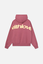 Women's long-sleeve hooded hoodie with kangaroo pocket
