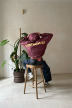 Women's long-sleeve hooded hoodie with kangaroo pocket
