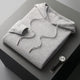 Men's plain hooded sweater with drawstrings and ribbed trims
