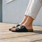 SlideEase  - Casual Wide Strap Women's Sandals Summer Holidays