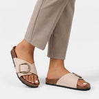 SlideEase  - Casual Wide Strap Women's Sandals Summer Holidays