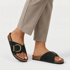 SlideEase  - Casual Wide Strap Women's Sandals Summer Holidays