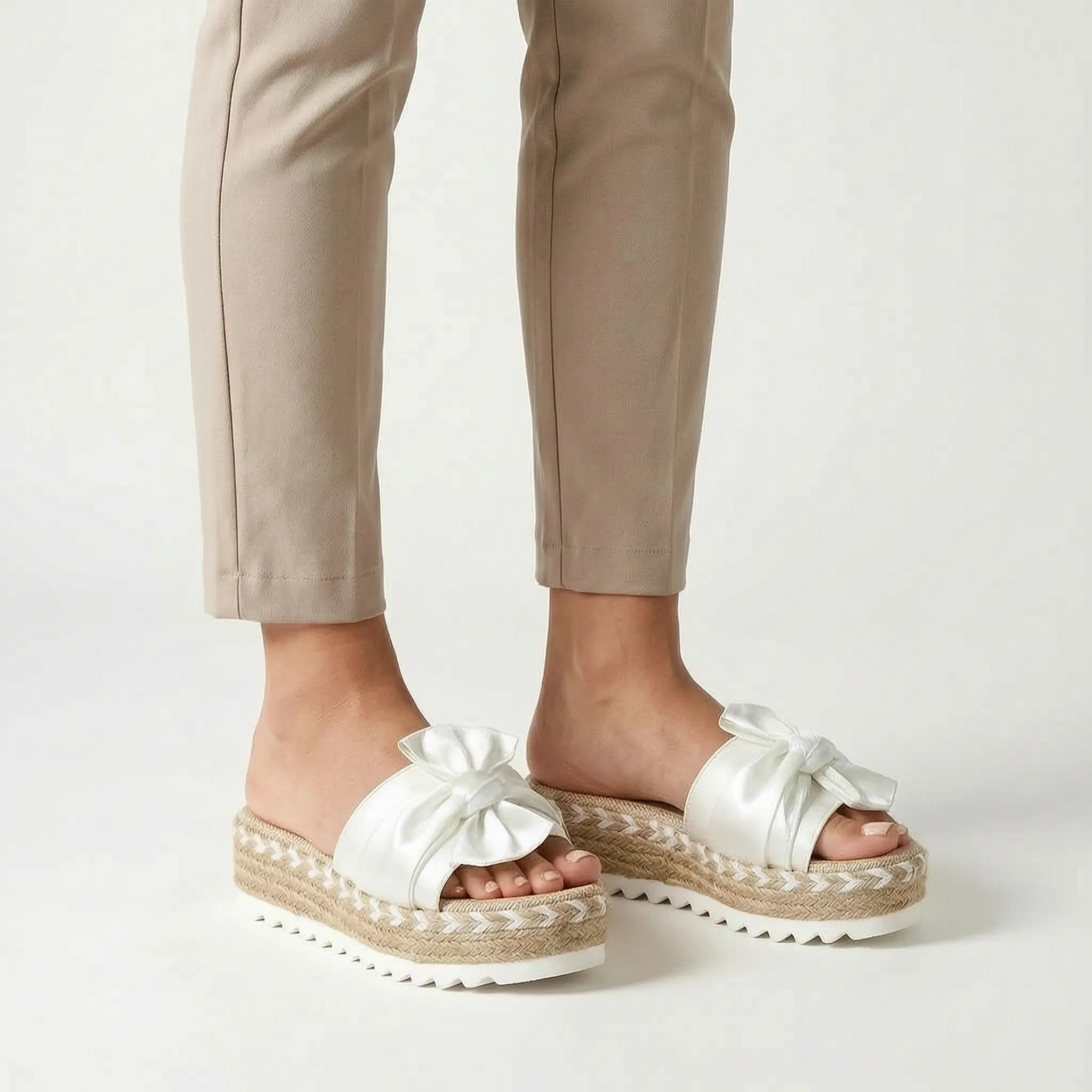 Solara - Platform Slip-On Sandals