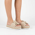 Solara - Platform Slip-On Sandals