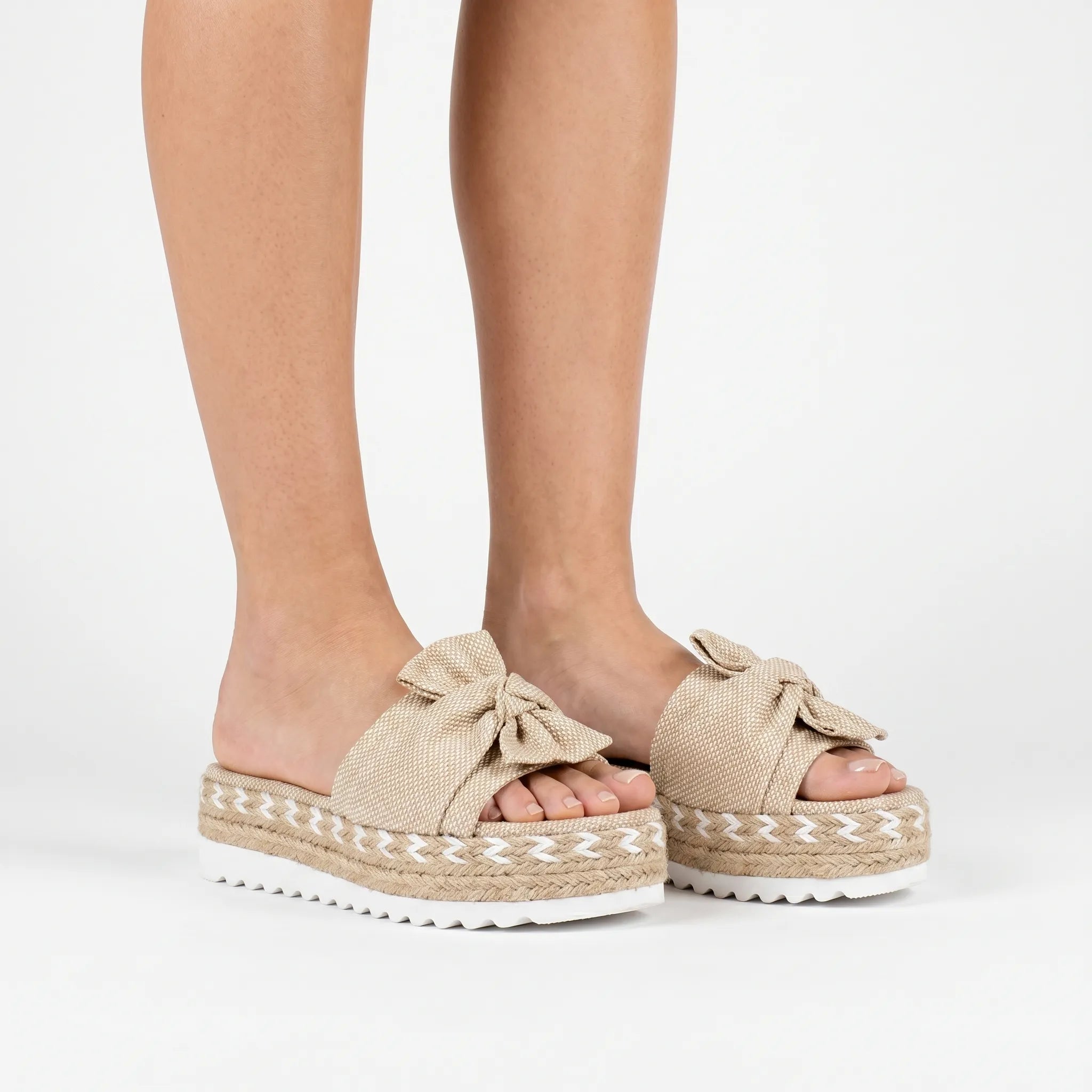 Solara - Platform Slip-On Sandals