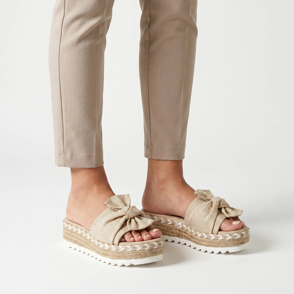 Solara - Platform Slip-On Sandals