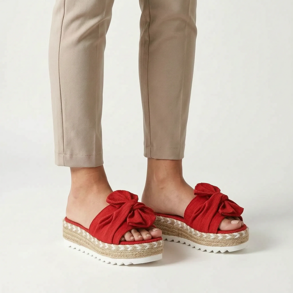 Solara - Platform Slip-On Sandals