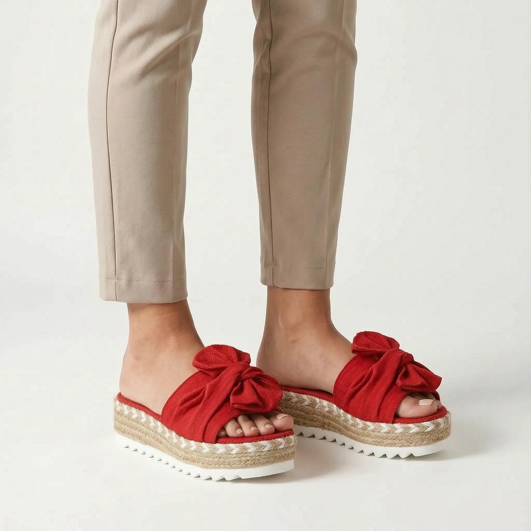 Solara - Platform Slip-On Sandals
