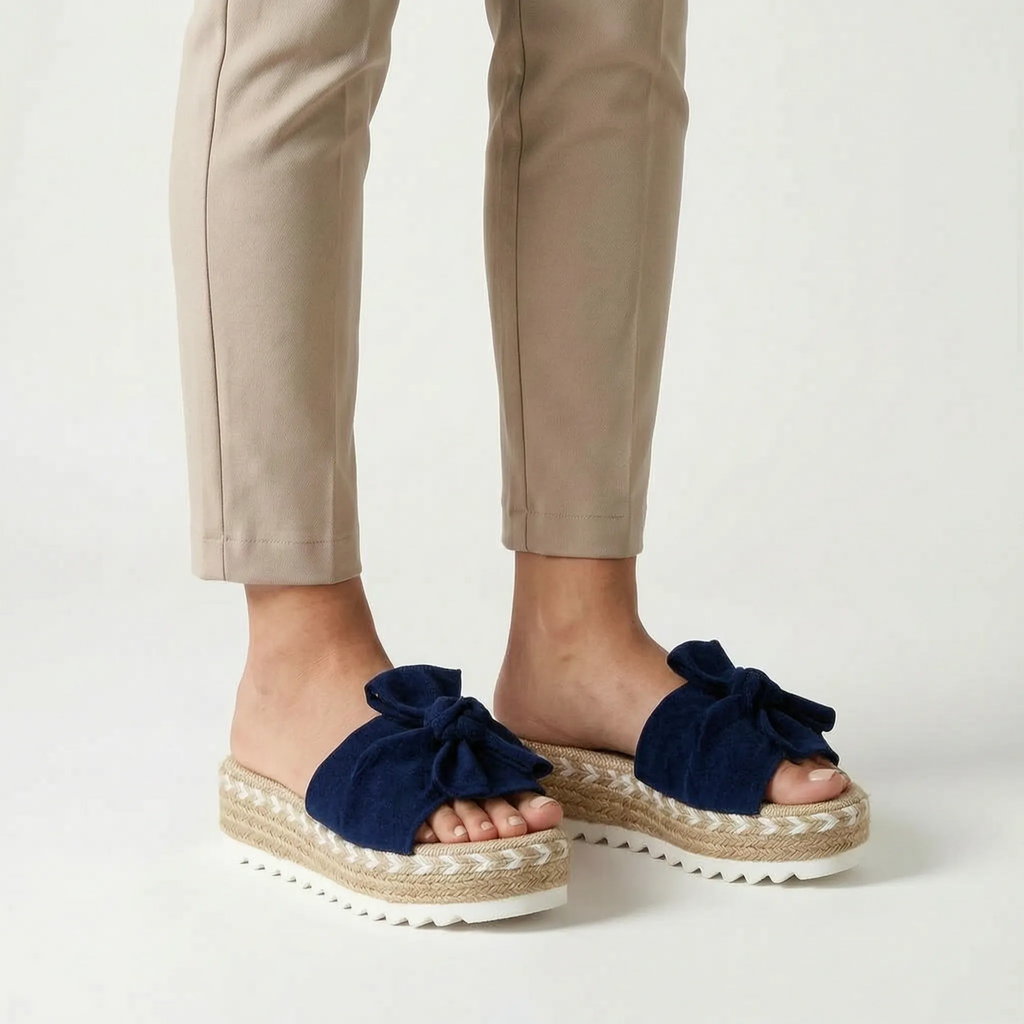 Solara - Platform Slip-On Sandals