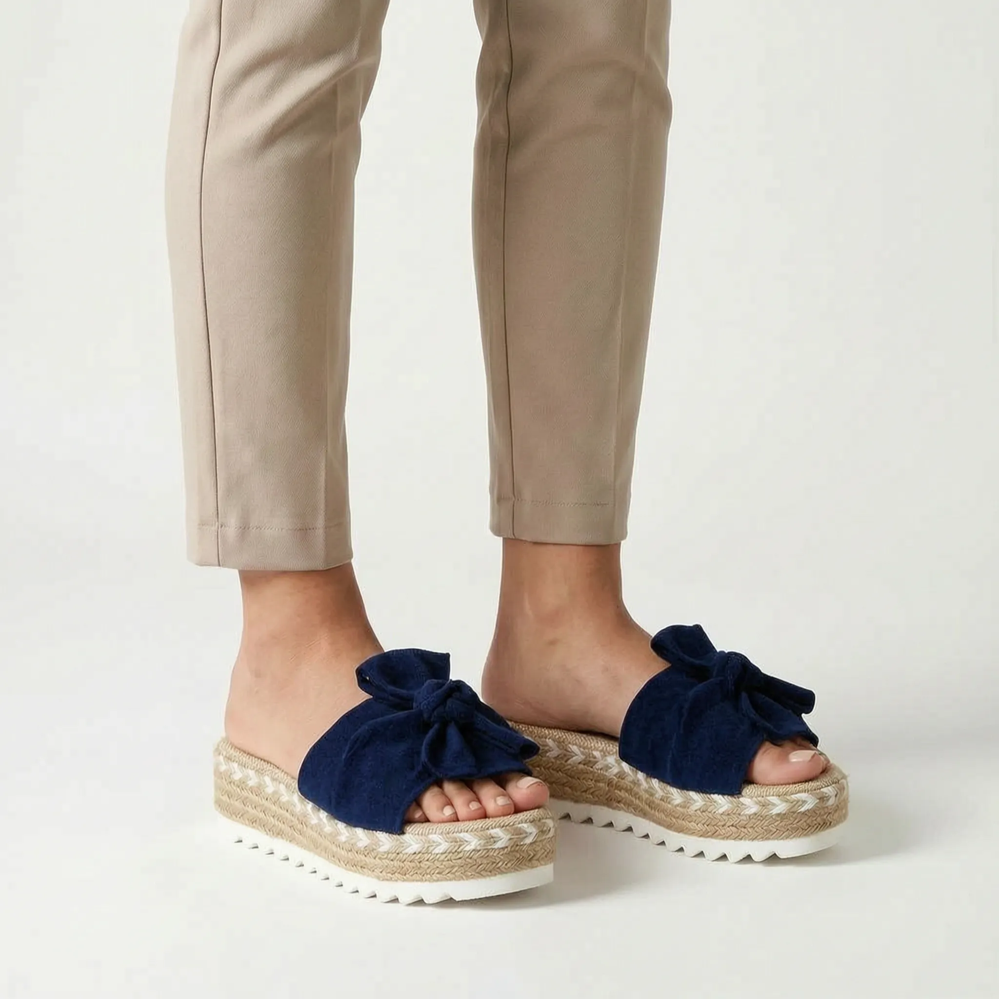 Solara - Platform Slip-On Sandals