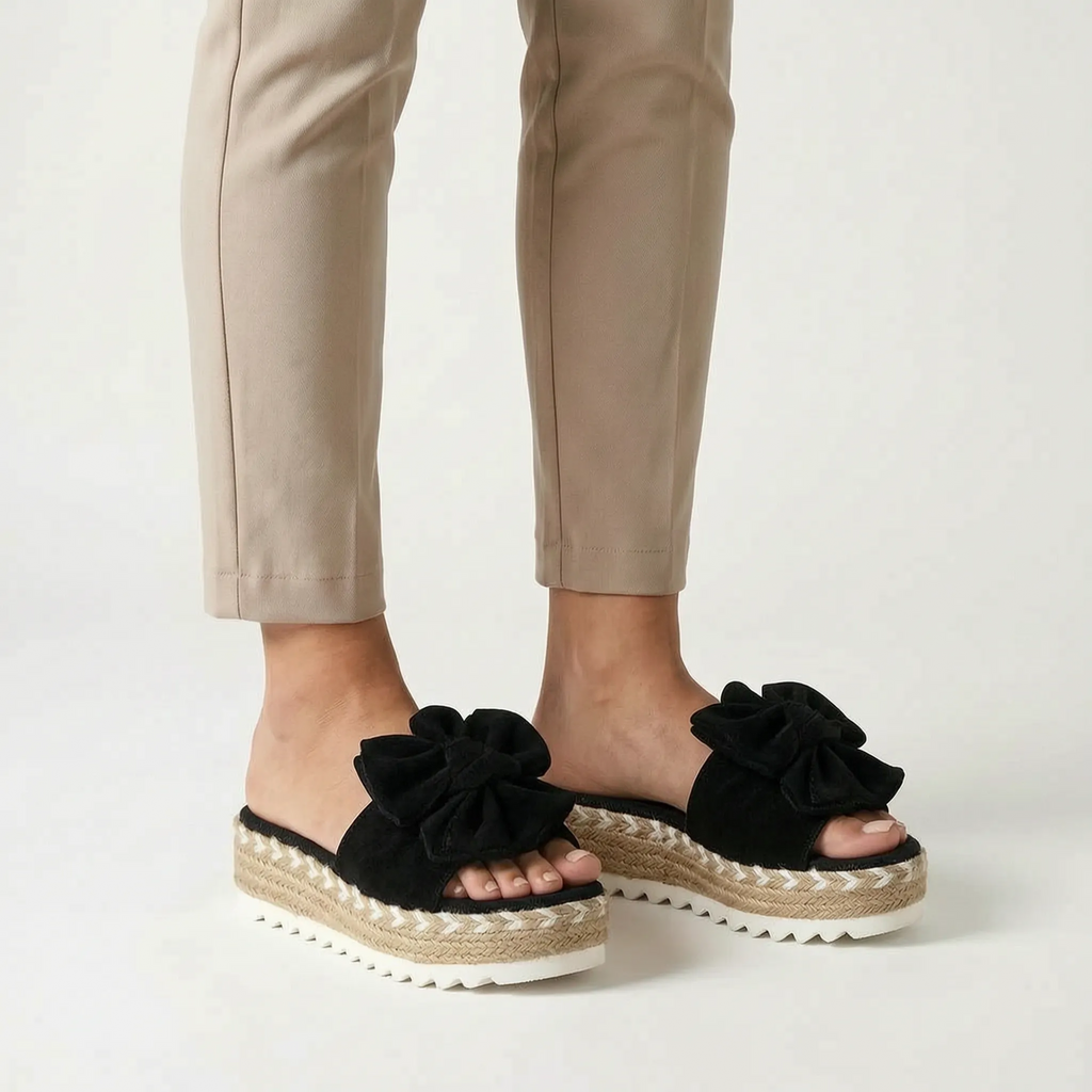 Solara - Platform Slip-On Sandals
