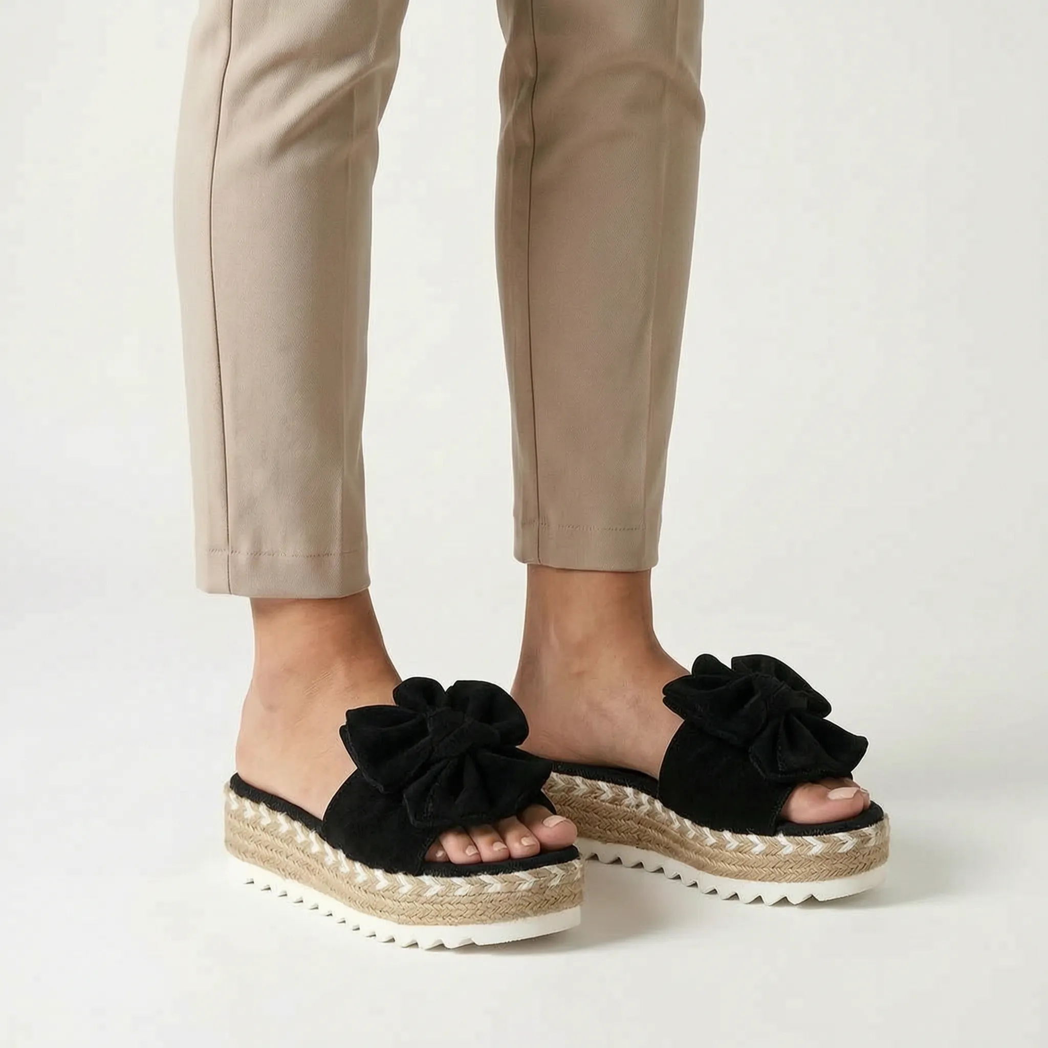 Solara - Platform Slip-On Sandals