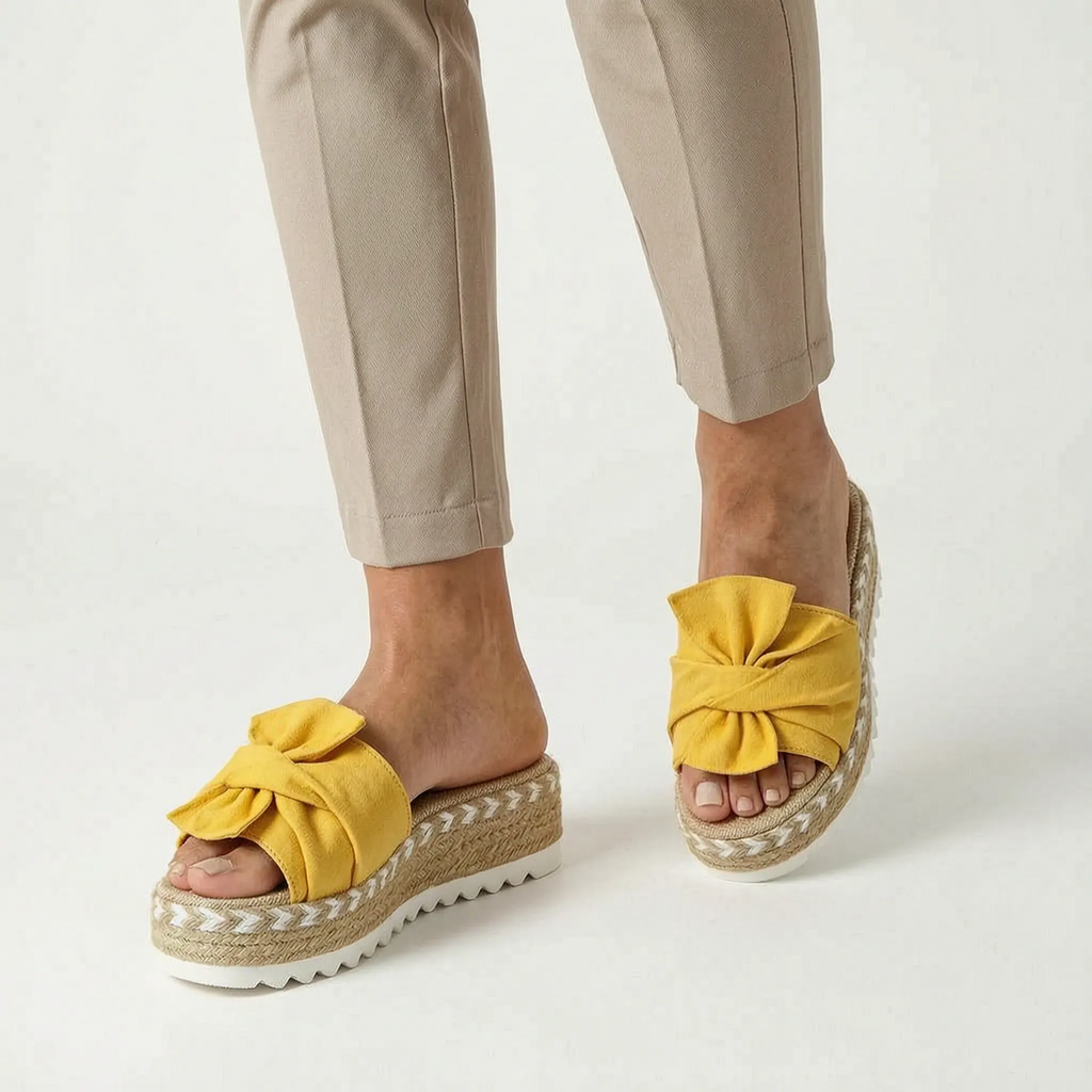 Solara - Platform Slip-On Sandals