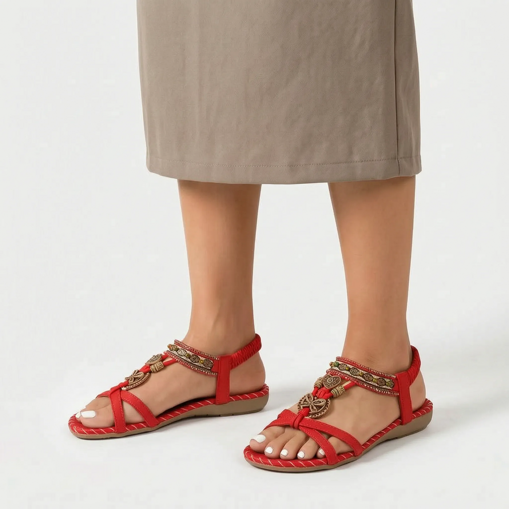 Solaria  - Multi-Strap Orthopaedic Sandals Holiday Walking