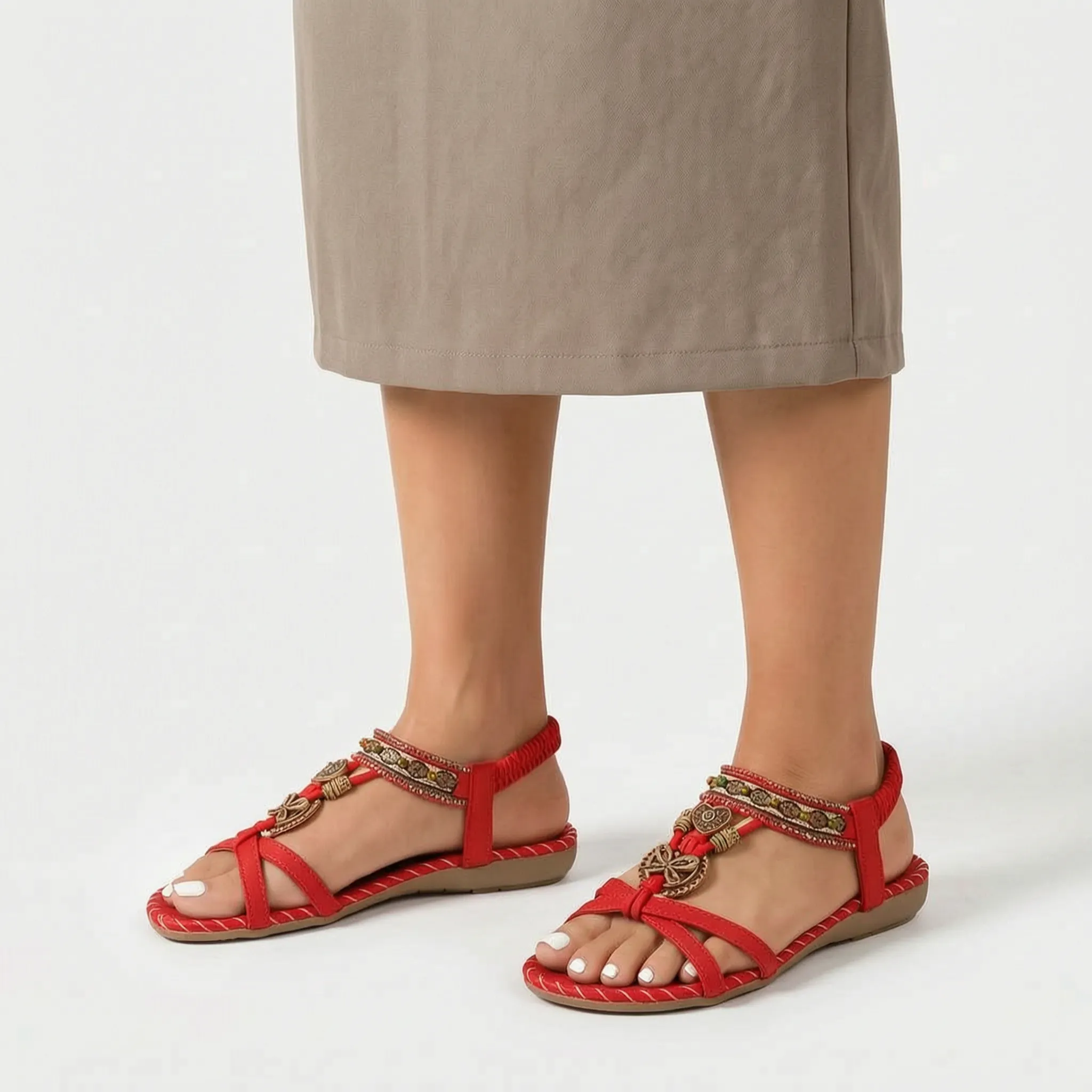 Solaria  - Multi-Strap Orthopaedic Sandals Holiday Walking