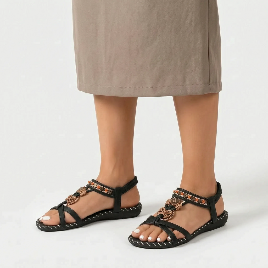 Solaria  - Multi-Strap Orthopaedic Sandals Holiday Walking