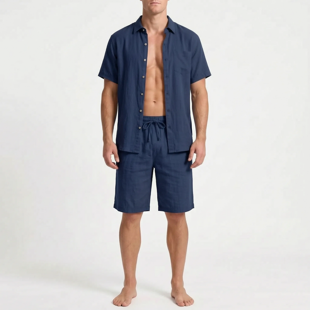 Solarix  - Casual Short-Sleeve Summer Co-Ord Set Beach Holidays