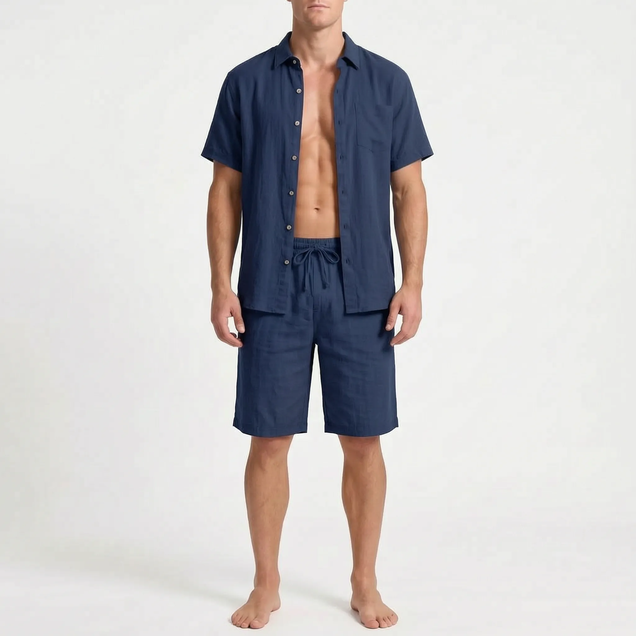Solarix  - Casual Short-Sleeve Summer Co-Ord Set Beach Holidays