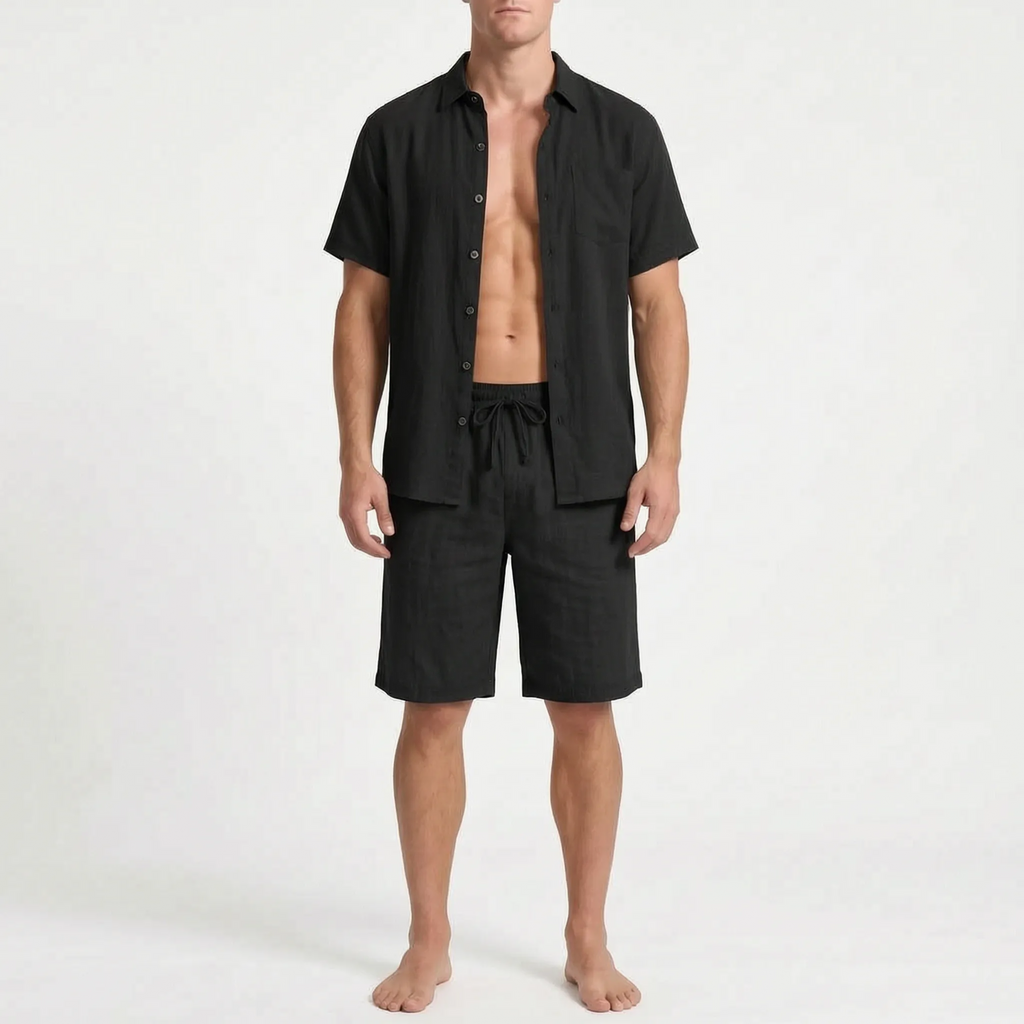 Solarix  - Casual Short-Sleeve Summer Co-Ord Set Beach Holidays