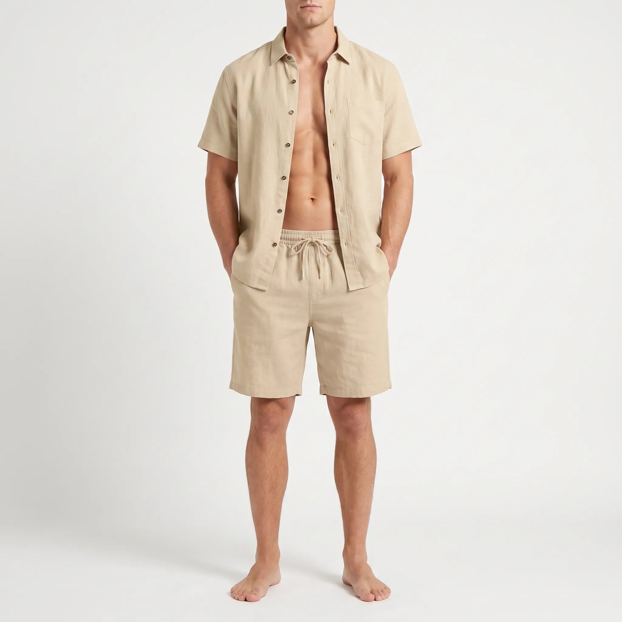 Solarix  - Casual Short-Sleeve Summer Co-Ord Set Beach Holidays