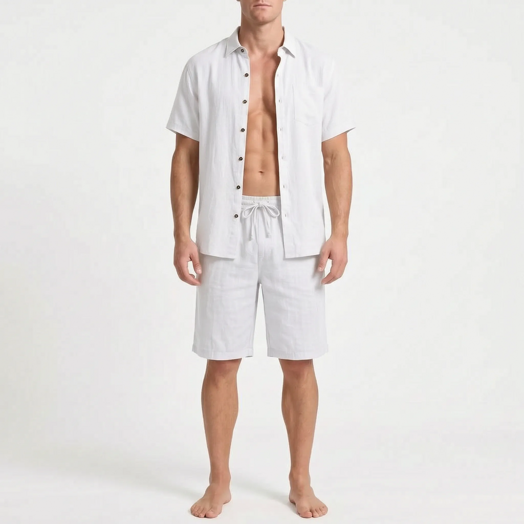 Solarix  - Casual Short-Sleeve Summer Co-Ord Set Beach Holidays