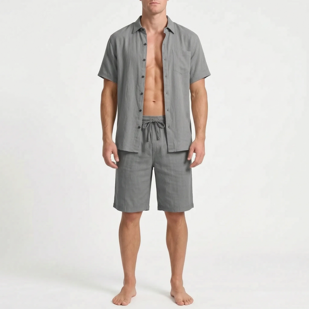 Solarix  - Casual Short-Sleeve Summer Co-Ord Set Beach Holidays