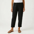 Solenta  - Relaxed Fit Cropped Summer Trousers Casual Daytime Outings