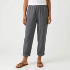 Solenta  - Relaxed Fit Cropped Summer Trousers Casual Daytime Outings