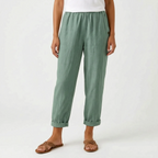 Solenta  - Relaxed Fit Cropped Summer Trousers Casual Daytime Outings