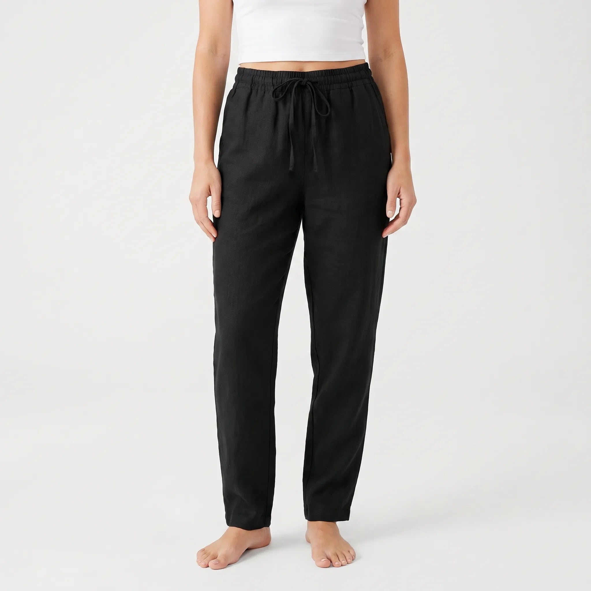 Solmari  - Relaxed Fit Breathable Summer Trousers Casual Daily Wear