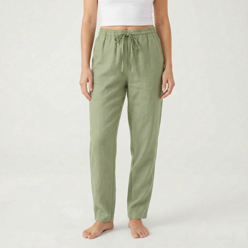 Solmari  - Relaxed Fit Breathable Summer Trousers Casual Daily Wear